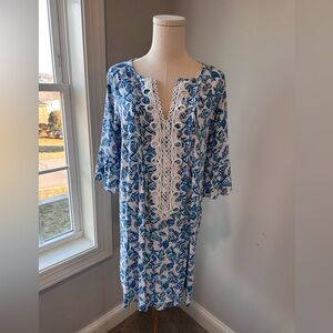 Lilly Pulitzer Krysta Dress in Resort White/Shell Collector